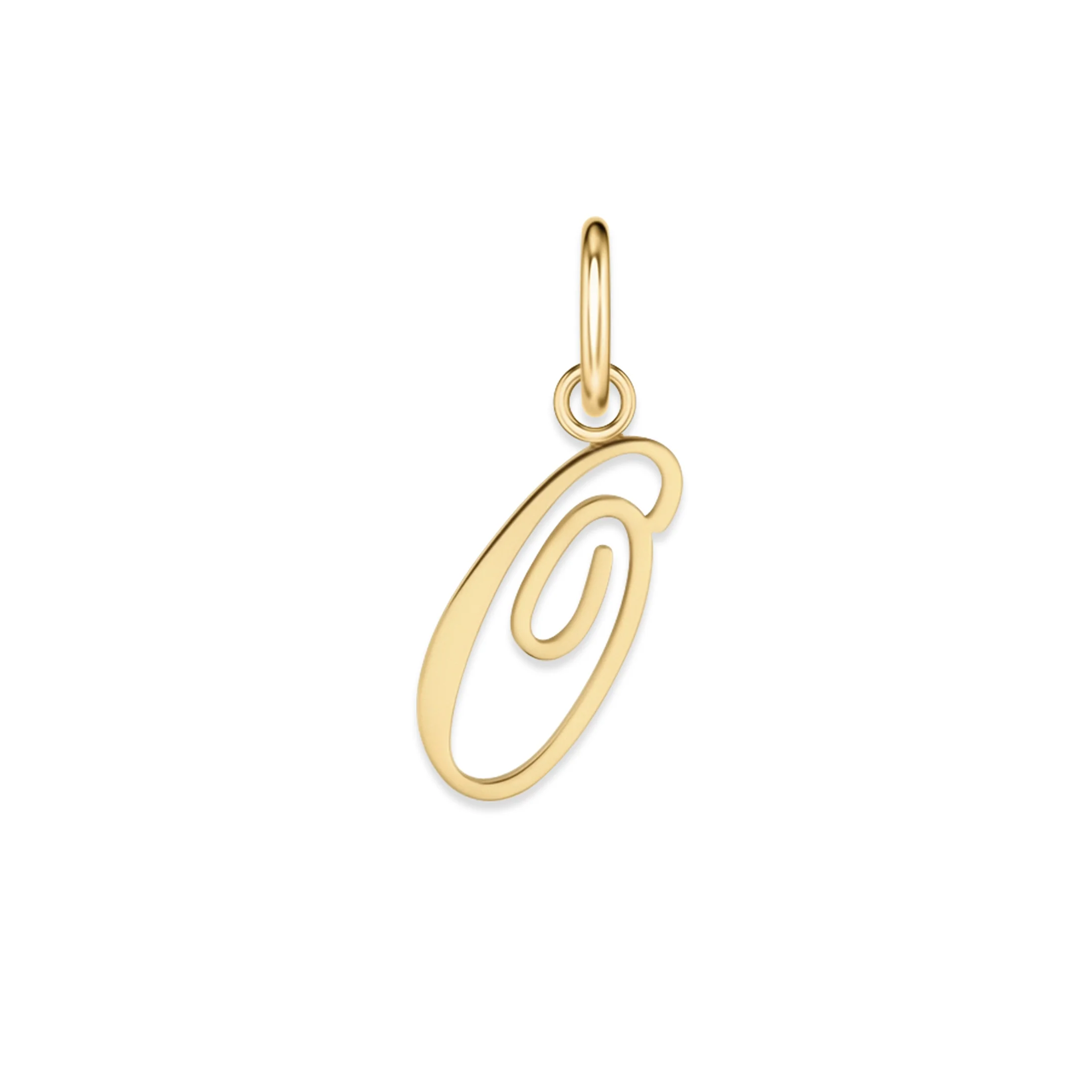 The Cursive Letter Charm - Gold - Image 19